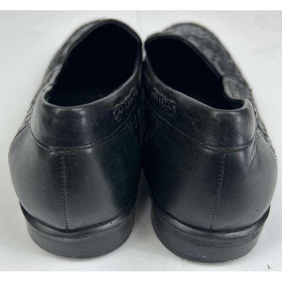 Bandolino Vintage Woven Black Loafers, size 7.5 - Picture 5 of 7
